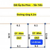 Bán lô đất mặt tiền 6,1m gần vành đai 4, View hồ đường rộng hơn 4m giá đầu tư